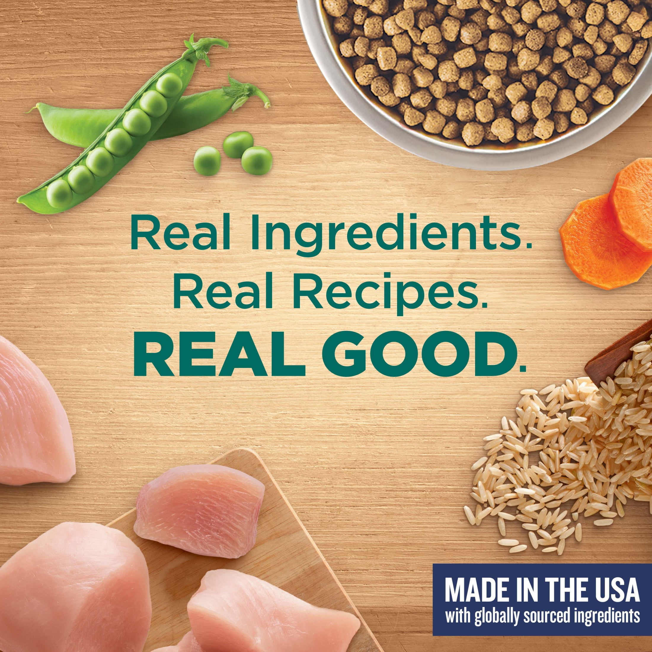 Rachael Ray Nutrish Dry Dog Food Puppy, Real Chicken & Brown Rice Recipe, 5 lb.