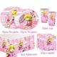 thumbnail image 1 of Suministros de fiesta de princesa Peach para niños y niñas, vasos, platos, mantel, servilletas, adorno de pastel, globo, decoraciones de cumpleaños, Baby Shower, 1 of 4