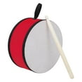 thumbnail image 2 of Instrumento musical de percusión Tambor Tambor para niños Juguete de madera con baqueta Tambor de mano Tambor de juguete de madera para niños de, 2 of 9