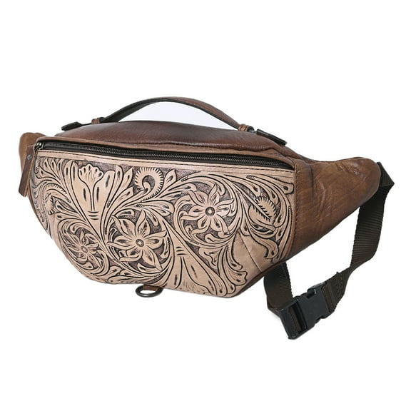 American Darling Womens  Tooled Leather Bag