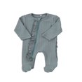 thumbnail image 1 of Baby Boys Girls Ribbed Footie Romper One Piece Jumpsuit Sleeper Zipper Pajamas, 1 of 6