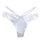 thumbnail image 1 of Gibobby Tangas de sexy para mujer Nueva ropa interior transparente de encaje para niñas, cintura , sin costuras, tirantes huecos, pantalones en T sedosos(Blanco,Talla única), 1 of 4