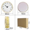 thumbnail image 4 of Reloj de Insertar números DIY Reparación de movimiento de 80 mm Silencioso Reloj clásico Mecanismo Piezas Reloj, 4 of 9
