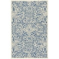 thumbnail image 2 of SAFAVIEH Trace Burton Geometric Wool Area Rug, Blue/Ivory, 8' x 10', 2 of 10