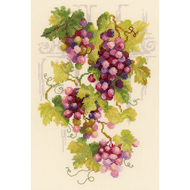 RIOLIS Counted Cross Stitch Kit 8.25"X11.75"-Grapevine (14 Count)-R1455