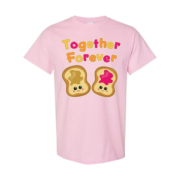 Inktastic Together Forever Peanut Butter and Jelly T-Shirt