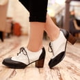 thumbnail image 3 of 1 par de zapatos de señora, elegantes, de tacón alto, con cordones., 3 of 6