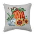 thumbnail image 1 of Pillow Perfect 629032 Patch de Citrouille Brodé Oreiller de Récolte Décoratif&44; Multicolore, 1 of 4