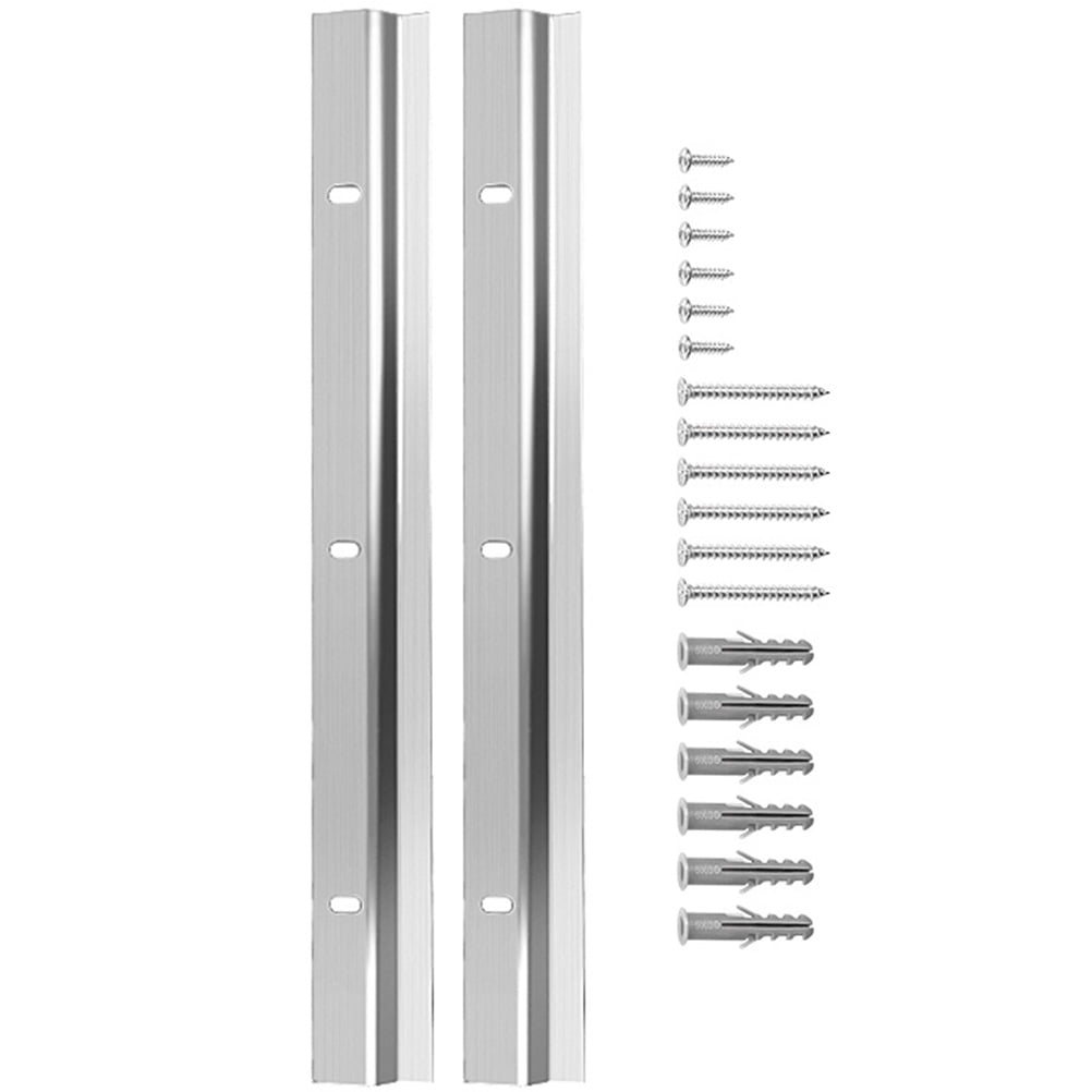 ELAYARD 6-Pack Heavy Duty Short Iron Z-Shaped Screws for Mirror Brackets, Wall Decorations, and Commercial Applications