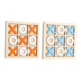 thumbnail image 3 of Milaget Tic TAC Toe Board Game Coffee Table Decor Portable for Kids Educational Toys 2 Set Tic Tac Toe, 3 of 9