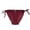 Wine, variant on PMVFHDE Panties For Women Lace Adjustable Tie Side Sheer Mesh Crotch Panties Lingerie Low Rise Briefs 2026 Beige,L