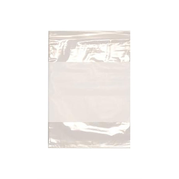 SSWBasics Clear Resealable Write-On Bags - 9 x 12 in - Case of 100