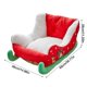 thumbnail image 5 of 2025 Christmas Sleigh Cat Bed Soft Plush Cozy Insulated Nest Holiday Themed Pet Bed, 5 of 5