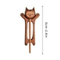 thumbnail image 2 of RuiJiao Women's Wooden Pattern Brooch Pin - Scarf Buckle Clasp, Sweater Pin, DIY Badge Jewelry, Fashion Accessory for Winter, 2 of 4