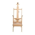 thumbnail image 5 of Thehsnt H Frame Easel, French Easel with Casters, Solid Beech Wood Easel, Painting Canvas Holder Stand, Tilts Flat Artist Easel, Height Angle Adjustable, 5 of 9