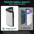 thumbnail image 3 of Filtro de repuesto VIEWALL 360° Combi Glass True H13 HEPA + Carbon para Dyson TP10 HP10 HP09 TP09 HP07 TP07 TP06 HP06 HP06 HP04 TP04 PH04 PH03 PH02 PH01 DP04 HP4B PH3A TP7A TP7C TP4A TP4B, 3 of 7