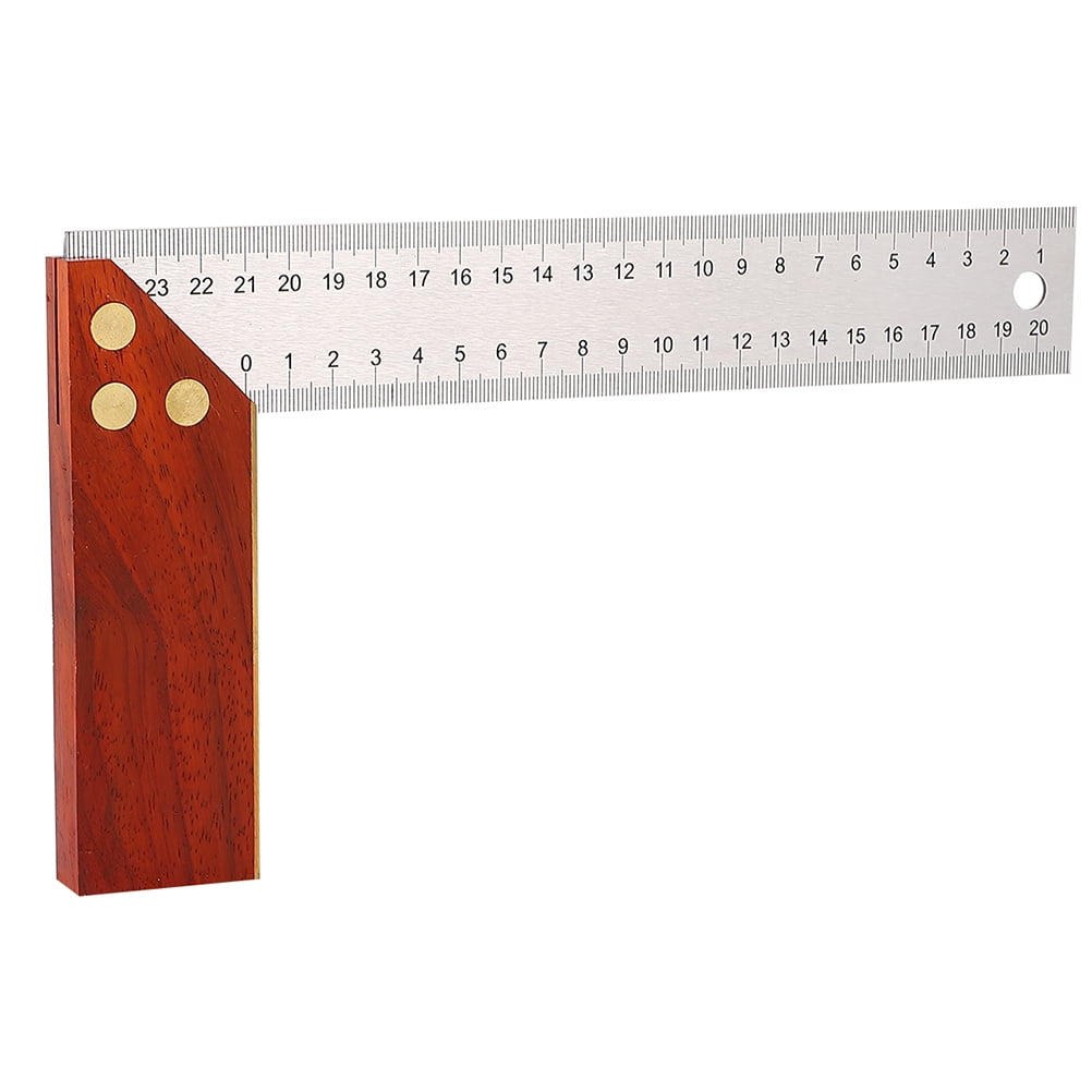 BESTYASH L Shaped 250mm Wood Carpenter Ruler 90 Degree Angle Tool 1 Pc