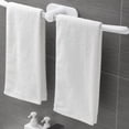thumbnail image 3 of Advancent Soporte para almacenamiento de toallas, colgador en forma de T de succión de pared, organizador fuerte para ahorrar espacio, accesorios de Juegos de accesorios de baño Blanco Advancent  HA065569-01, 3 of 6