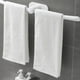 thumbnail image 4 of Ounissouiy Soporte para almacenamiento de toallas, colgador en forma de T de succión de pared, organizador fuerte para ahorrar espacio, accesorios de Juegos de accesorios de baño Blanco Ounissouiy  HA065569-01, 4 of 6