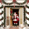 thumbnail image 6 of Antqov Christmas Door Cover Decoration Front Door Backdrop Window Cover Santa Claus Christmas Front Porch Sign for Indoor Home Wall Party Decorations 71x35", 6 of 6