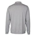 thumbnail image 3 of Men's Cutter & Buck Gray Houston Oilers Stealth Heathered Big & Tall Throwback Logo Quarter-Zip Pullover Top, 3 of 3