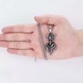 thumbnail image 3 of GKNET Mens Retro Gothic Skull King Pendant Necklace Punk Hip Hop Biker Delicate Jewelry 24", 3 of 5