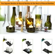 Tzdxfgl Adjustable Glass Bottle Cutter Kit Stainless Steel Square Round Glass Bottle Cutting Machine Set