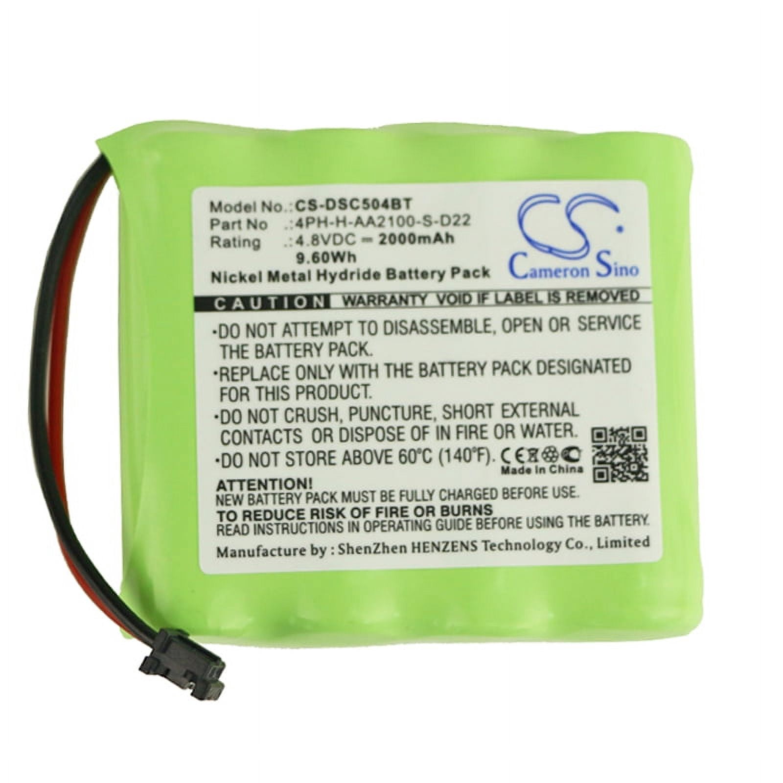 Lot De 2 Batteries ER34615M 3.6V Lithium Li-SOCI2 | Compatibles DSC, ALEXOR, Sirènes Extérieures Sans Fil - 2