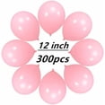 thumbnail image 2 of 300 Pack Light Pink Balloons 12 inch Pink Latex Party Balloon Bulk for Various Party Events Decorations, 2 of 6
