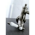 thumbnail image 3 of Kingston Brass KS3108BPL Bel-Air Wall Mount Pot Filler Kitchen Faucet, Brushed Nickel, 3 of 5
