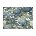 thumbnail image 5 of Yayeee Area Rugs for Living Room 5.2'x4' Non Slip Washable Bedroom Floor Carpet, Watercolor Hydrangeas Pattern, 5 of 5