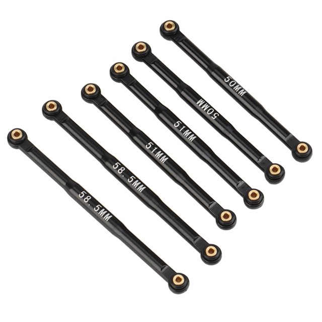 Juego de eslabones de chasis de alta liquidación para coche trepador de control remoto para 1/24 Axial SCX24 C10 AXI00001 Sywqhk libre de BPA