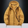 thumbnail image 2 of Luwomo Women's Casual Jackets Winter Warm Outdoor Thermal Lined Long Sleeve Hooded Zipper Coat Soft Windproof Lightweight Athletic Sports Blouses Yellow,3XL, 2 of 8