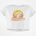 thumbnail image 1 of National Park Retro 70s Sunset Joshua Tree Junior Boxy Crop Top T Shirt, 1 of 1