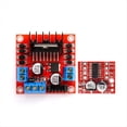 thumbnail image 1 of Módulo de Controlador de Motor L298N para Robots y Coches Inteligentes. Módulo de Controlador de Motor Paso A Paso con Doble Puente H, 2 A/25 W., 1 of 5