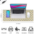 thumbnail image 5 of Long Mouse Pads for Desk,Yellow Cartoon Unicorn Pattern Desk Mats on Top Of Desks, Desk Mouse Pad Extra Large with 3mm Non-Slip Base and Stitched Edge for Gaming,Office,Work,Home 31.5"x11.8", 5 of 6