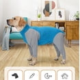 thumbnail image 4 of Pet Recovery Suit Dog Pajamas High Elasticity Comfortable Convenient Home Wear Jumpsuit Clothing For Small Medium Dogs, 4 of 9