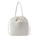 thumbnail image 1 of Bolso Mano Acolchado Informal para Mujer Bolso Hombro Acolchado Bolso Suave para Citas Diarias (blanco), 1 of 9