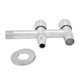 thumbnail image 1 of Grifo de acero inoxidable G1/2 con 1 entrada y 2 salidas para lavadora, ideal para baño, balcón y hogar., 1 of 14