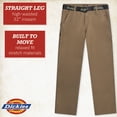 thumbnail image 2 of Dickies Womens Work Pants - High Waist Women Carpenter Pants Relaxed Fit with Belt & Utility Pockets, 2 of 7