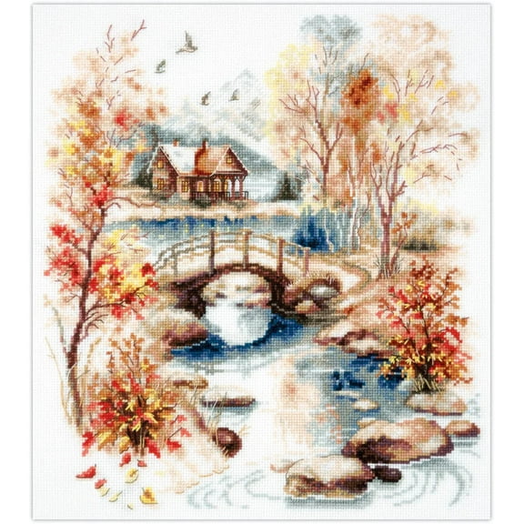 Autumn Watercolor 250-068 Counted Cross-Stitch Kit
