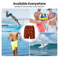 thumbnail image 6 of Daiia Hohey Bee Golden Mens Swim Trunks Swim Shorts Quick Dry Swim Shorts with Mesh Lining Pockets-Small, 6 of 9