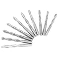 thumbnail image 4 of Cortador de fresado, broca de enrutador en espiral de 2 flautas para madera CNC Fresa de tungsteno 3.175 * 22 mm 10 piezas, 4 of 11