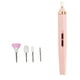 thumbnail image 2 of Lima de uñas eléctrica inalámbrica con USB, mini herramienta de manicura y pedicura con 5 cabezales Rosa, 2 of 9