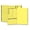 Yellow, variant on Legal Size Real Estate Listing Folder Left Panel, 50 Folders, Blue