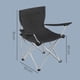 thumbnail image 3 of SONGMICS Sillas de Camping, Juego de 2 Sillas de Exterior, Apoyabrazos, Bolsillo para Tazas, Plegable, Carga de 120 kg, Negro MGCB01BK, 3 of 10
