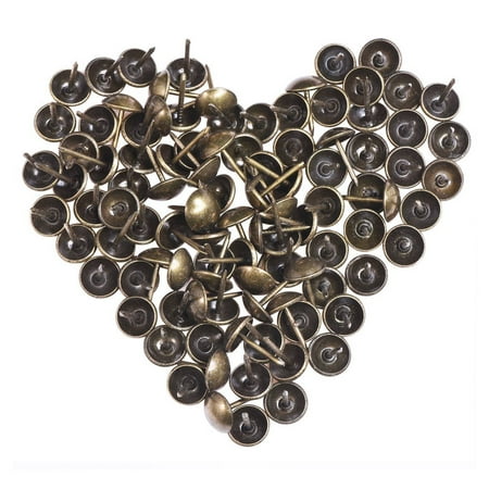 

Upholstery Tacks Antique Brass Furniture Pins 11x17 mm 120pcs