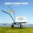 thumbnail image 4 of VEVOR Tow Behind Dethatcher, 60-inch Tow Dethatcher with 24 Steel Tines, Lawn Dethatcher Rake for ATV or Mower, Tow Behind Lawn Rake with Lift Handle for Leaves, Pine Needles, and Grass, 4 of 9