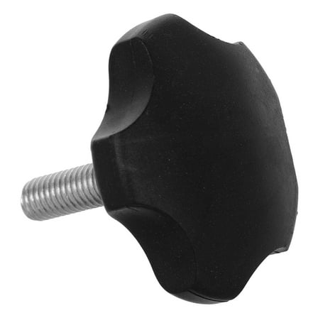 DECOMELODY Black Metal Umbrella Feet Screw 1Set for Patio Umbrella Pole Adapter and Stability