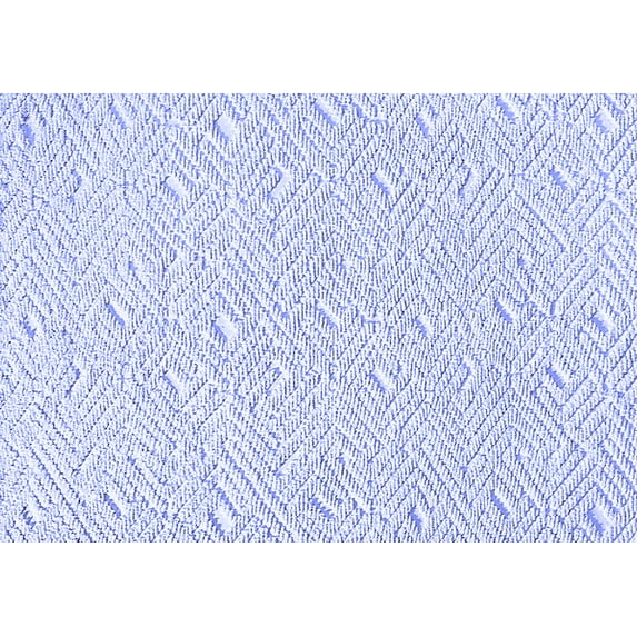 Ahgly Company Machine Washable Indoor Rectangle Oriental Blue Industrial Area Rugs, 7' x 10'